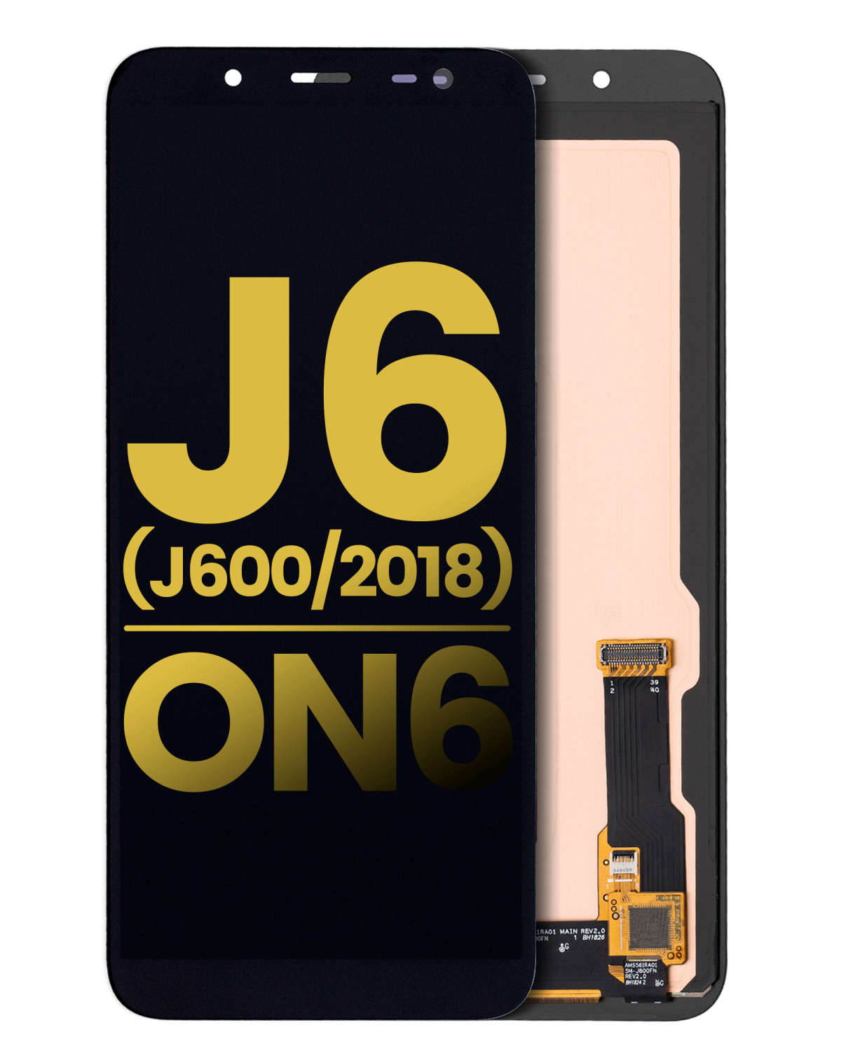 Samsung Galaxy J6 İle Uyumlu Çerçevesiz ekran Orijinal Ekranı On6 (J600 2018) Orijinal (Siyah) - Görsel 3