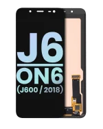 Samsung Galaxy J6 İle Uyumlu Çerçevesiz ekran Orijinal Ekranı On6 (J600 2018) (Servis Paketi) (Siyah)