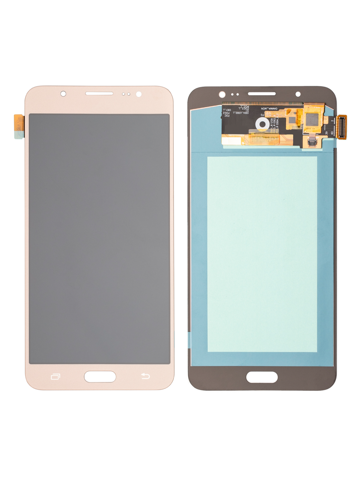 Samsung Galaxy J7 İle Uyumlu Çerçevesiz ekran Orijinal Ekranı J7 Duo (J710 2016) (Aftermarket Plus) (Altın) - Görsel 4