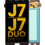 Samsung Galaxy J7 İle Uyumlu Çerçevesiz ekran Orijinal Ekranı J7 Duo (J710 2016) Orijinal (Siyah)