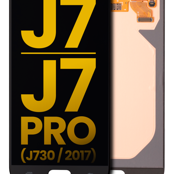 Samsung Galaxy J7 İle Uyumlu Çerçevesiz ekran Orijinal Ekranı J7 Pro (J730 2017) Orijinal (Siyah)