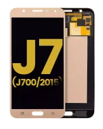 Samsung Galaxy J7 İle Uyumlu Çerçevesiz ekran Orijinal Ekranı (J700 2015) Orijinal (Beyaz)