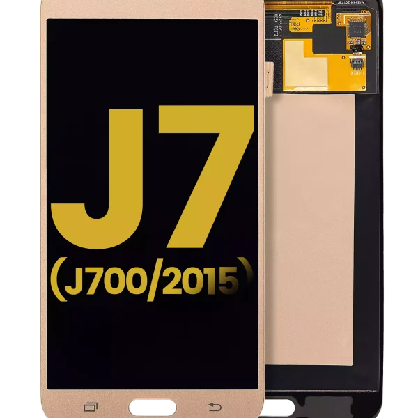 Samsung Galaxy J7 İle Uyumlu Çerçevesiz ekran Orijinal Ekranı (J700 2015) Orijinal (Beyaz)