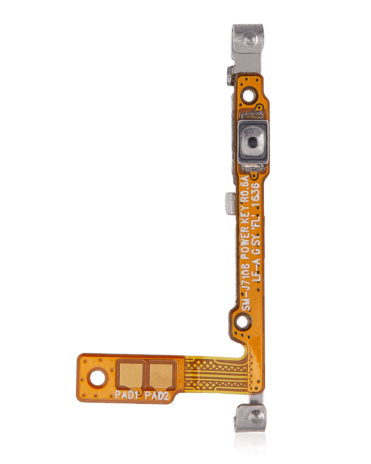 Samsung Galaxy J7 İle Uyumlu Güç Düğmesi Esnek Kablo (J710 2016)