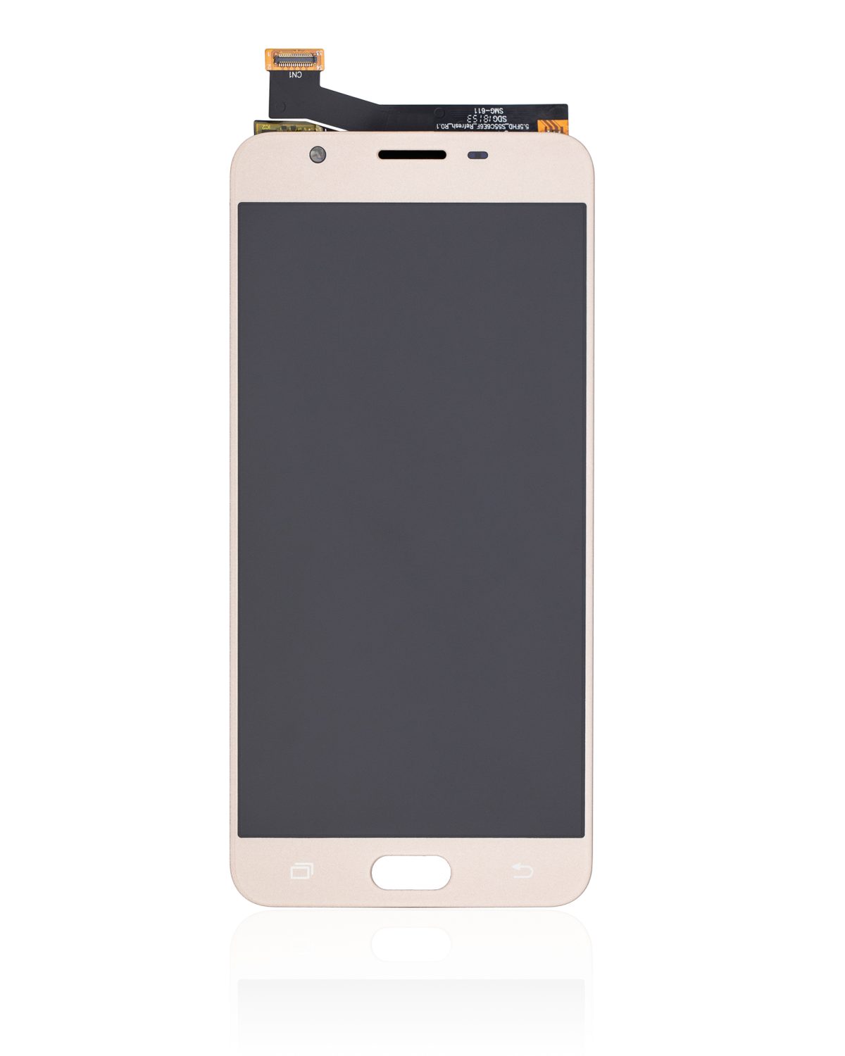 Samsung Galaxy J7 Prime İle Uyumlu Çerçevesiz ekran LCD Ekranı (G610 2016) Orijinal (Altın) - Görsel 3