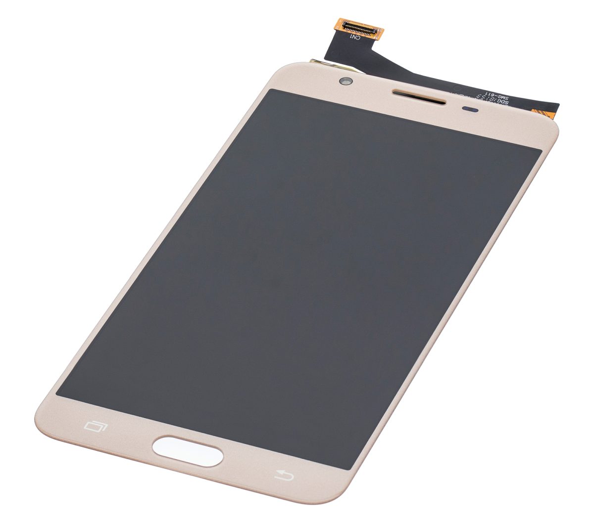Samsung Galaxy J7 Prime İle Uyumlu Çerçevesiz ekran LCD Ekranı (G610 2016) Orijinal (Altın) - Görsel 4