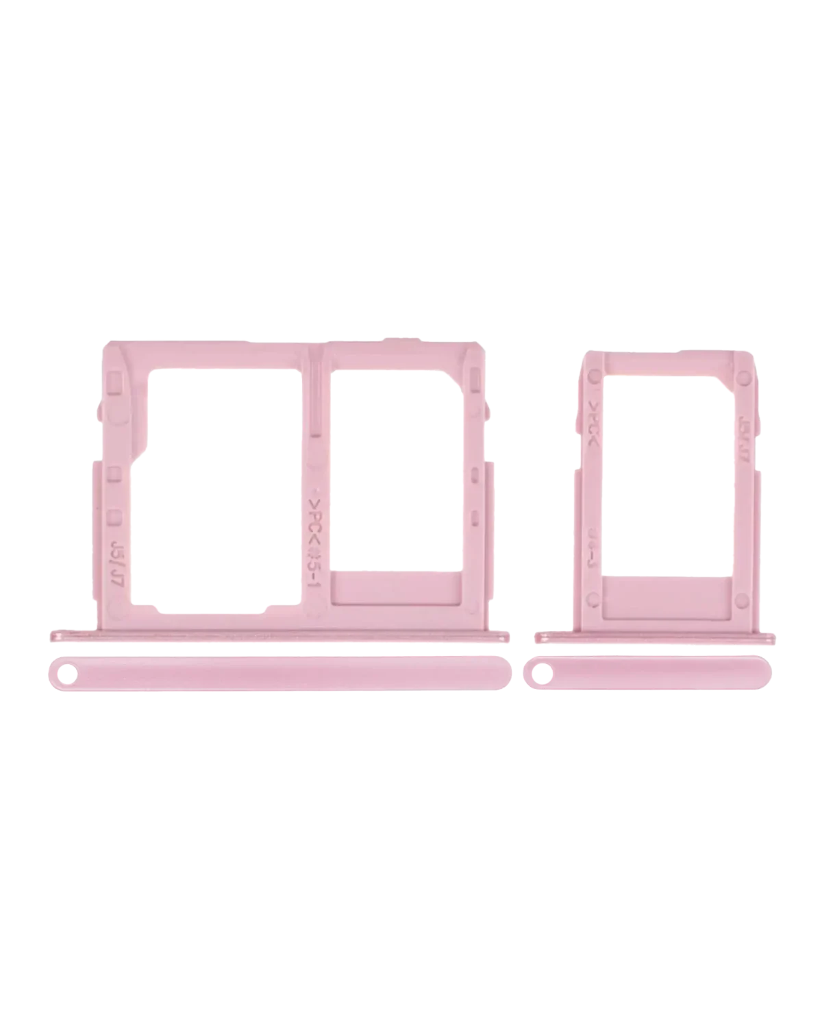 Samsung Galaxy J7 Pro İle Uyumlu Sim Kart Tepsisi (J730 2017) (Pembe) - Görsel 6