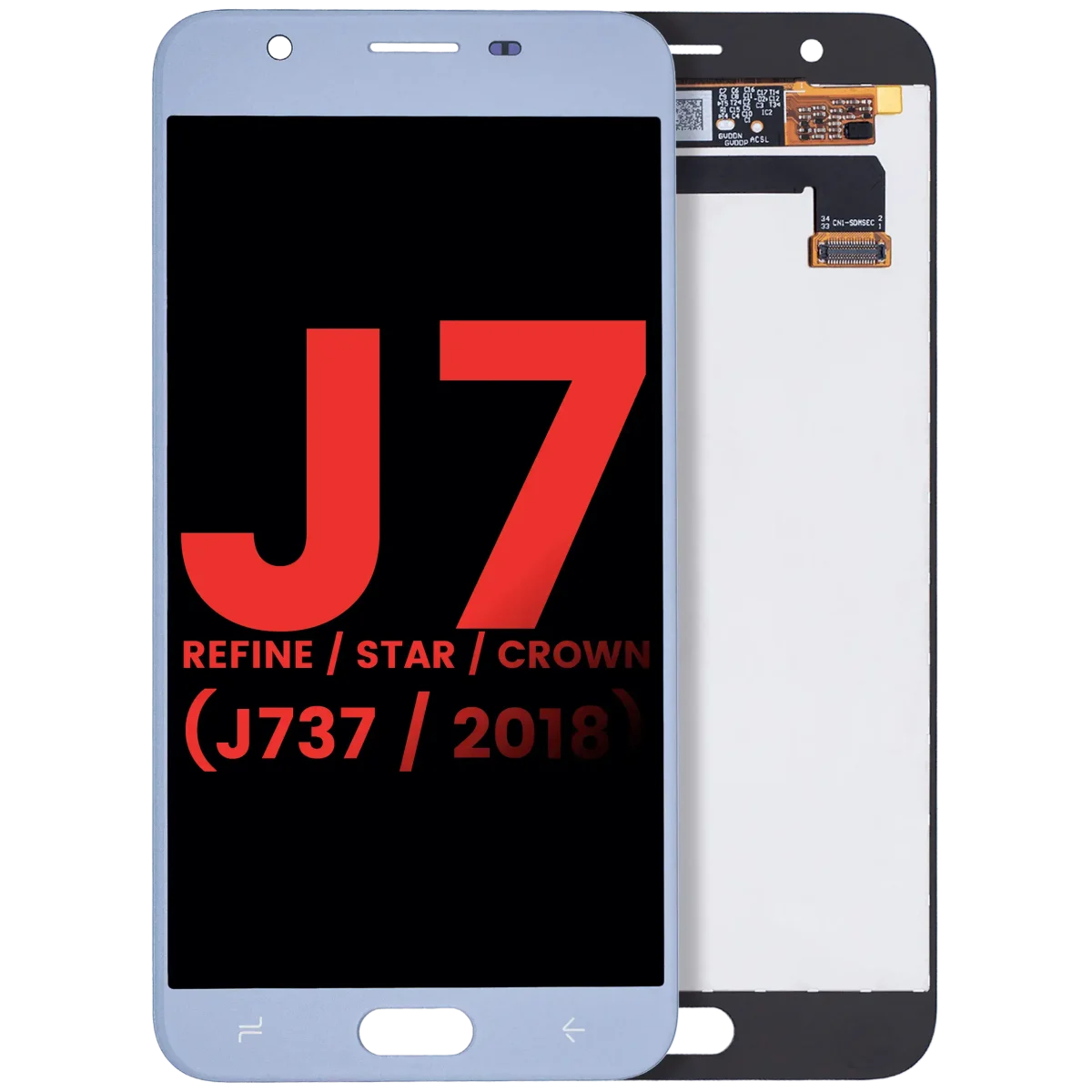 Samsung Galaxy J7 Refine İle Uyumlu Çerçevesiz ekran (J737 2018) (Mavi) - Görsel 3