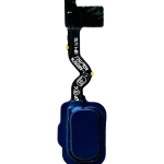 Samsung Galaxy J8 İle Uyumlu İçin Flex (J810 2018) (Mavi)  Kablolu Parmak İzi Okuyucu Uyumlu