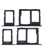 Samsung Galaxy J8 Sim İle Uyumlu Kart Tepsisi (J810 2018) (Siyah) (2 Parça Set) - Görsel 2