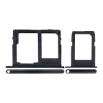 Samsung Galaxy J8 Sim İle Uyumlu Kart Tepsisi (J810 2018) (Siyah) (2 Parça Set)