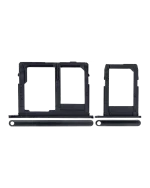 Samsung Galaxy J8 Sim İle Uyumlu Kart Tepsisi (J810 2018) (Siyah) (2 Parça Set)