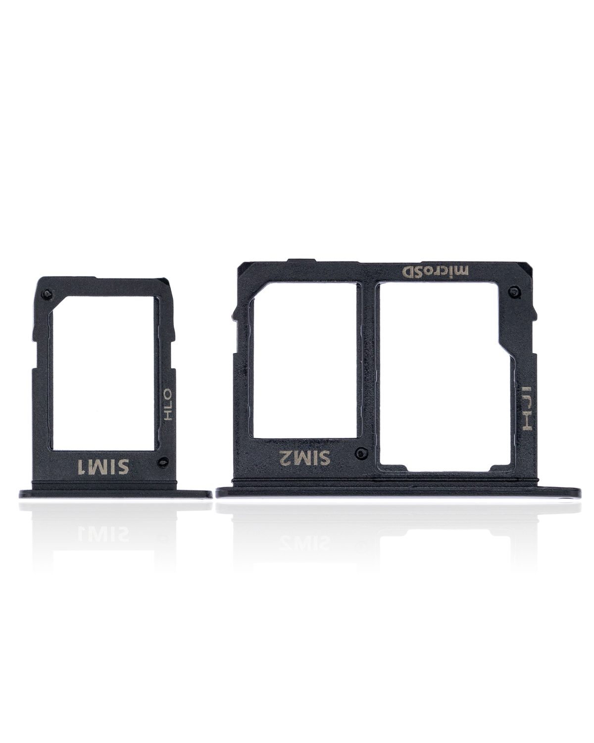 Samsung Galaxy J8 Sim İle Uyumlu Kart Tepsisi (J810 2018) (Siyah) (2 Parça Set) - Görsel 3