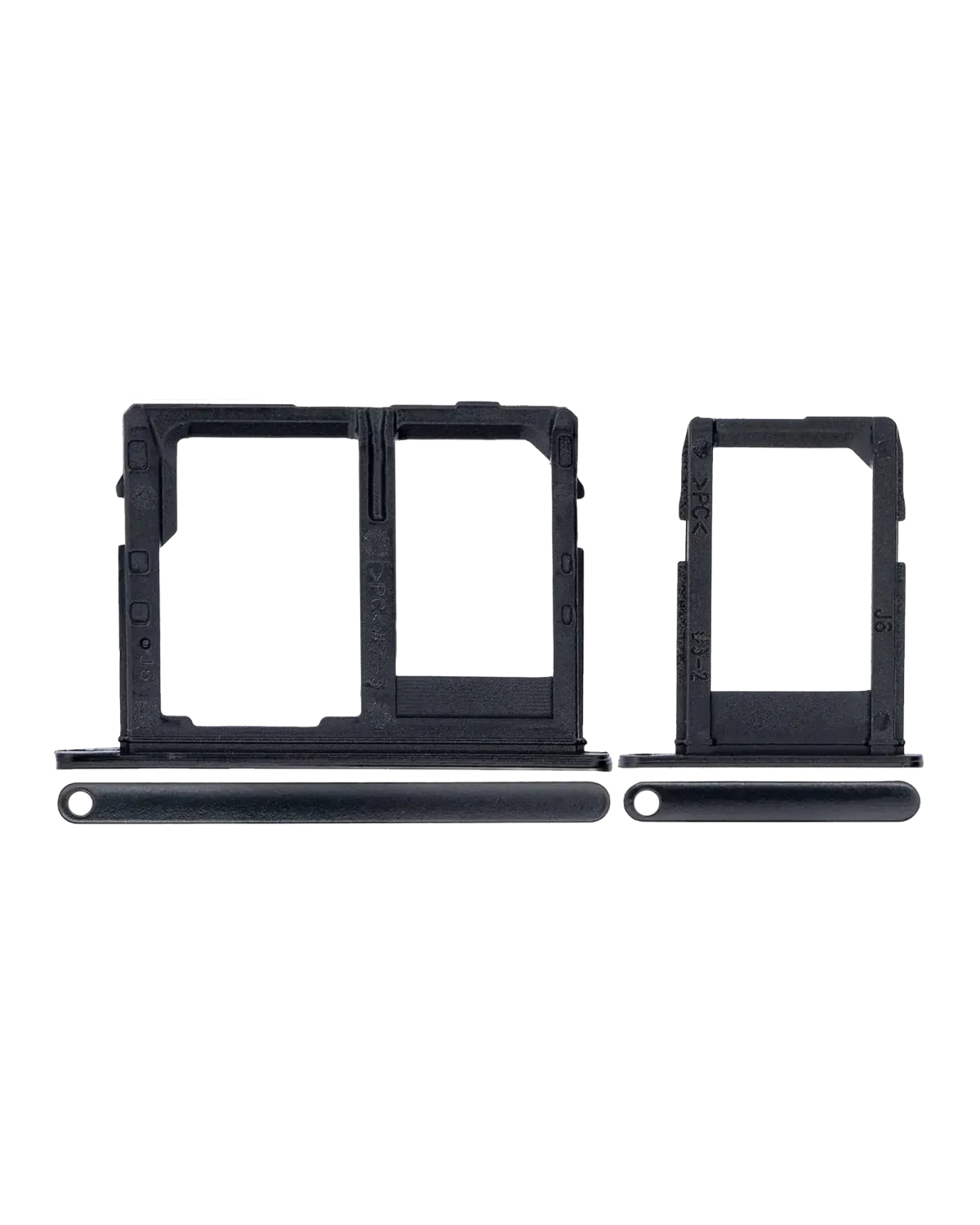 Samsung Galaxy J8 Sim İle Uyumlu Kart Tepsisi (J810 2018) (Siyah) (2 Parça Set) - Görsel 6