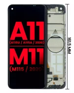 Samsung Galaxy M11 İle Uyumlu İçin Çerçeveli ekran (A115U A115A 2020) M11 (M115 2020) (ABD Sürümü) (Tüm Renkler) - Görsel 3