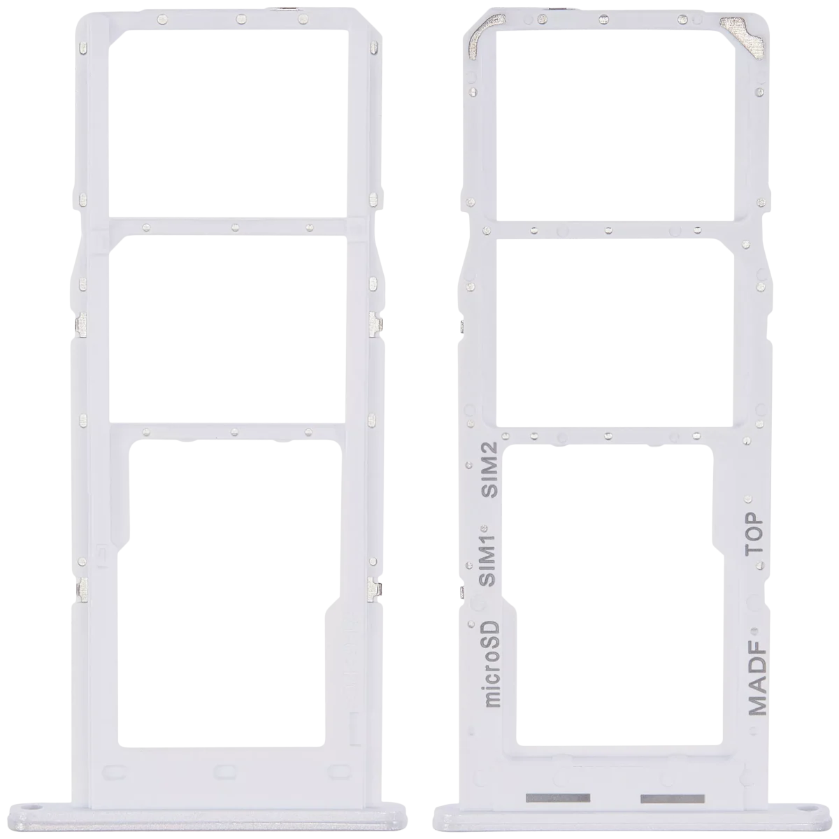 Samsung Galaxy M14 İle Uyumlu Çift Sim Kart Tepsisi (M146 2023) (Gümüş) - Görsel 2