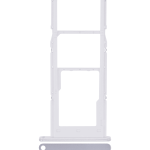 Samsung Galaxy M14 İle Uyumlu Çift Sim Kart Tepsisi (M146 2023) (Gümüş)