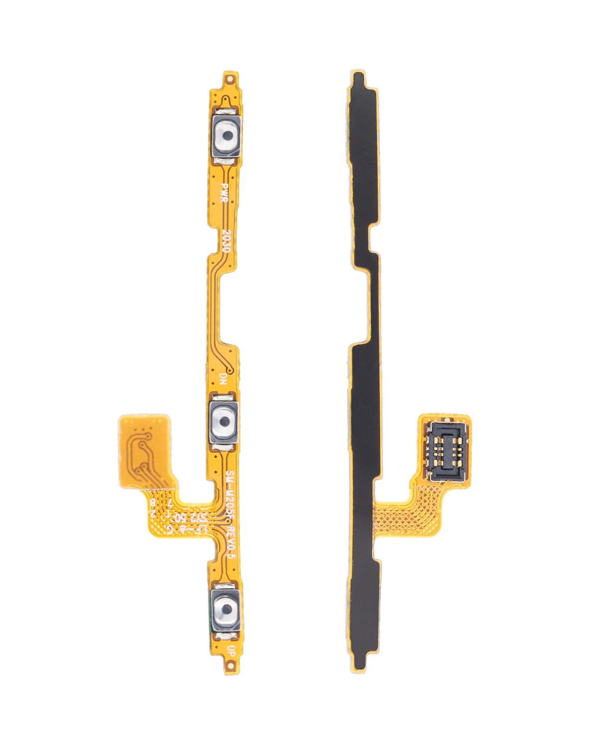 Samsung Galaxy M20 İle Uyumlu Güç Ve Ses Filmi  (A105 2019) M20 (M205F 2019) A10e (A102 2019) A20e (A202 2019) - Görsel 2