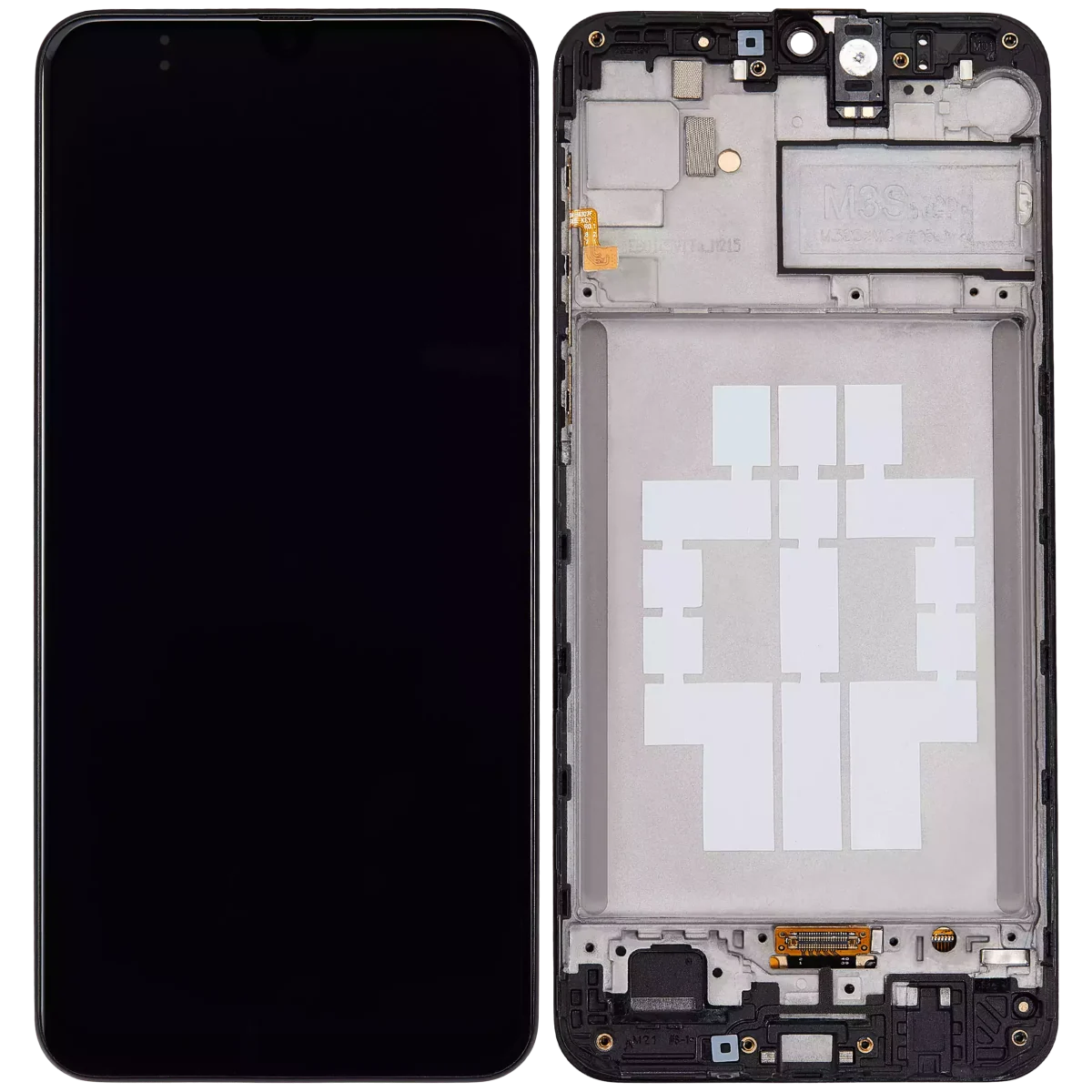 Samsung Galaxy M21 İle Uyumlu (M215 2020) M30 (M305 2019) Orijinal (Siyah) Çerçeveli ekran Orijinal Ekranı - Görsel 2