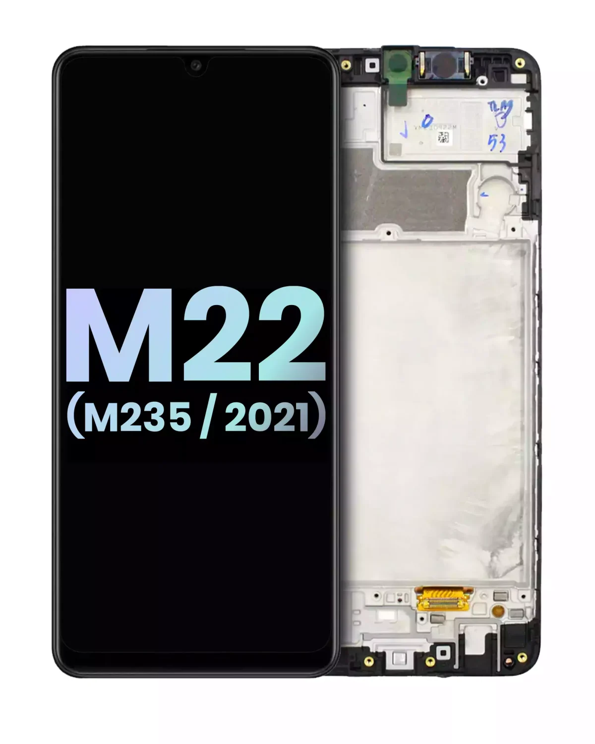 Samsung Galaxy M22 İle Uyumlu İçin Çerçeveli ekran Orijinal (M235 2021) (Servis Paketi) (Tüm Renkler) - Görsel 3