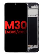 Samsung Galaxy M30 İle Uyumlu Çerçeveli ekran Orijinal Ekranı (M305 2019) (Aftermarket Plus) (Tüm Renkler) - Görsel 3