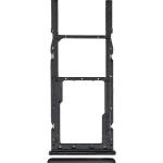 Samsung Galaxy M30 İle Uyumlu Çift Sim Kart Tepsisi (M305 2019) (Siyah)