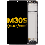 Samsung Galaxy M30 S İle Uyumlu İçin Çerçeveli ekran (M307 2019) Orijinal (Tüm Renkler)  Orijinal Ekranı