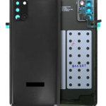 Samsung Galaxy M31 Arka İle Uyumlu Kapak Camı Kamera Lensiyle Uyumlu (Servis Paketi) (Siyah)