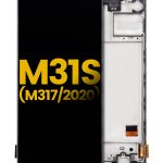 Samsung Galaxy M31 S İle Uyumlu İçin Çerçeveli ekran (M317 2020) Orijinal (Tüm Renkler)  Orijinal Ekranı