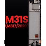 Samsung Galaxy M31S İle Uyumlu İçin Çerçeveli ekran (M317 2020) (Aftermarket Plus) (Tüm Renkler)