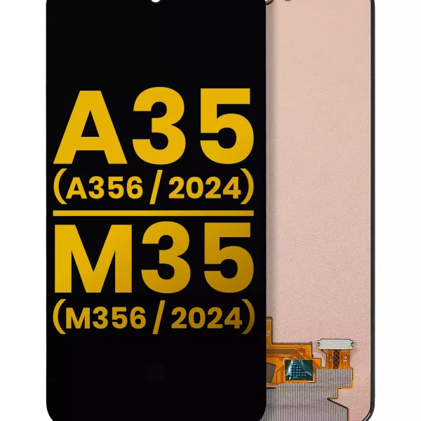Samsung Galaxy M35  İle Uyumlu Çerçevesiz ekran Orijinal Ekranı (A356 2024) M35 (M356 2024) Orijinal (Tüm Renkler)