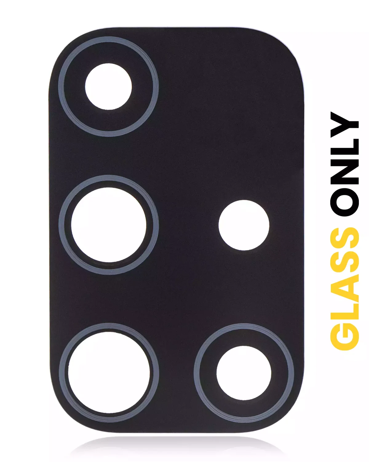 Samsung Galaxy M51 İle Uyumlu Arka Kamera Lensi (Sadece Cam) Yapışkanlı (M515 2020)