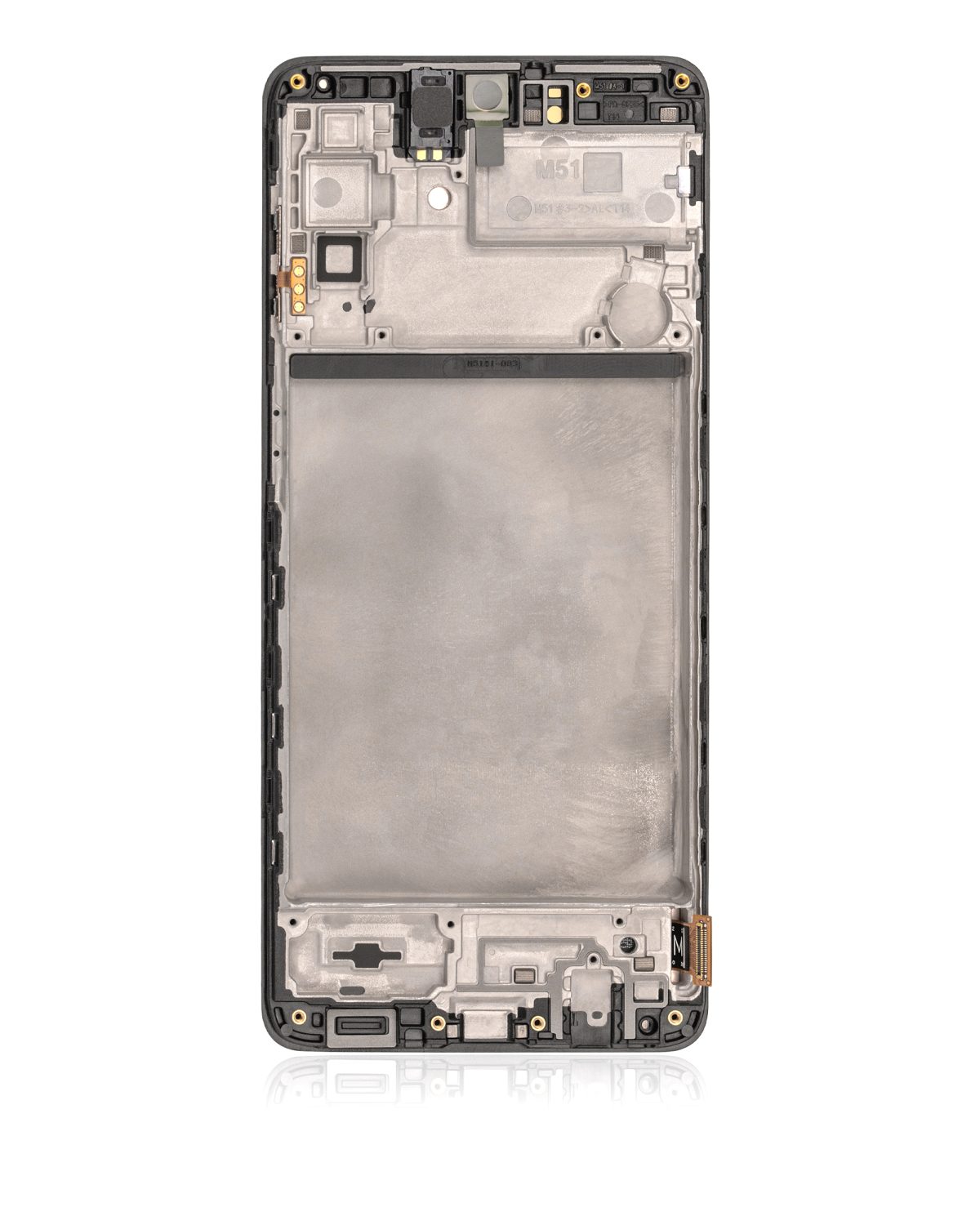 Samsung Galaxy M51 İle Uyumlu (M515 2020) (Service Pack) (Celestial Black) Çerçeveli ekran Orijinal Ekranı - Görsel 3