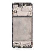 Samsung Galaxy M51 İle Uyumlu (M515 2020) (Service Pack) (Celestial Black) Çerçeveli ekran Orijinal Ekranı - Görsel 3