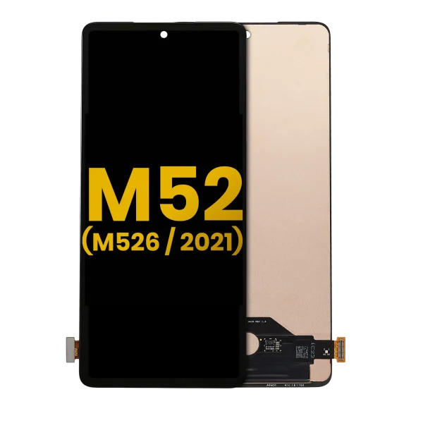 Samsung Galaxy M52 5G İle Uyumlu Çerçevesiz ekran Orijinal Ekranı (M526 2021) Orijinal (Tüm Renkler)