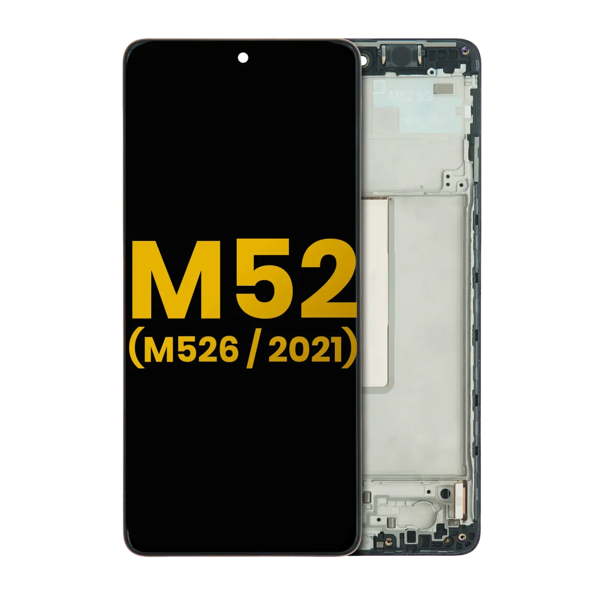 Samsung Galaxy M52 5G İle Uyumlu İçin Çerçeveli ekran (M526 2021) Orijinal (Tüm Renkler)  Orijinal Ekranı - Görsel 2