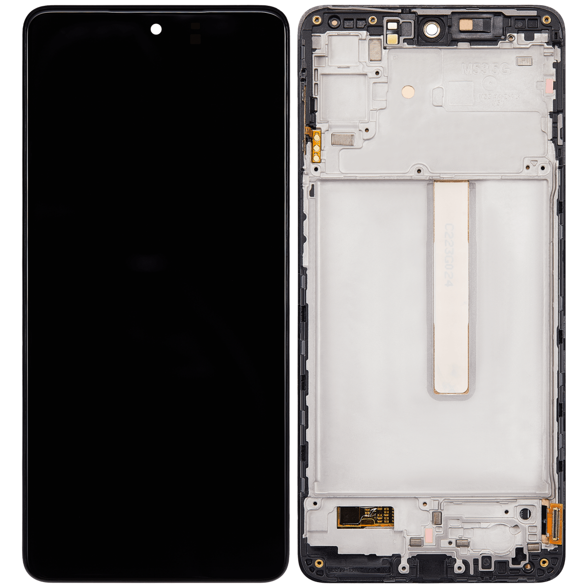 Samsung Galaxy M53 5G İle Uyumlu İçin Çerçeveli ekran (M536 2022) Orijinal (Tüm Renkler)  Orijinal Ekranı - Görsel 2