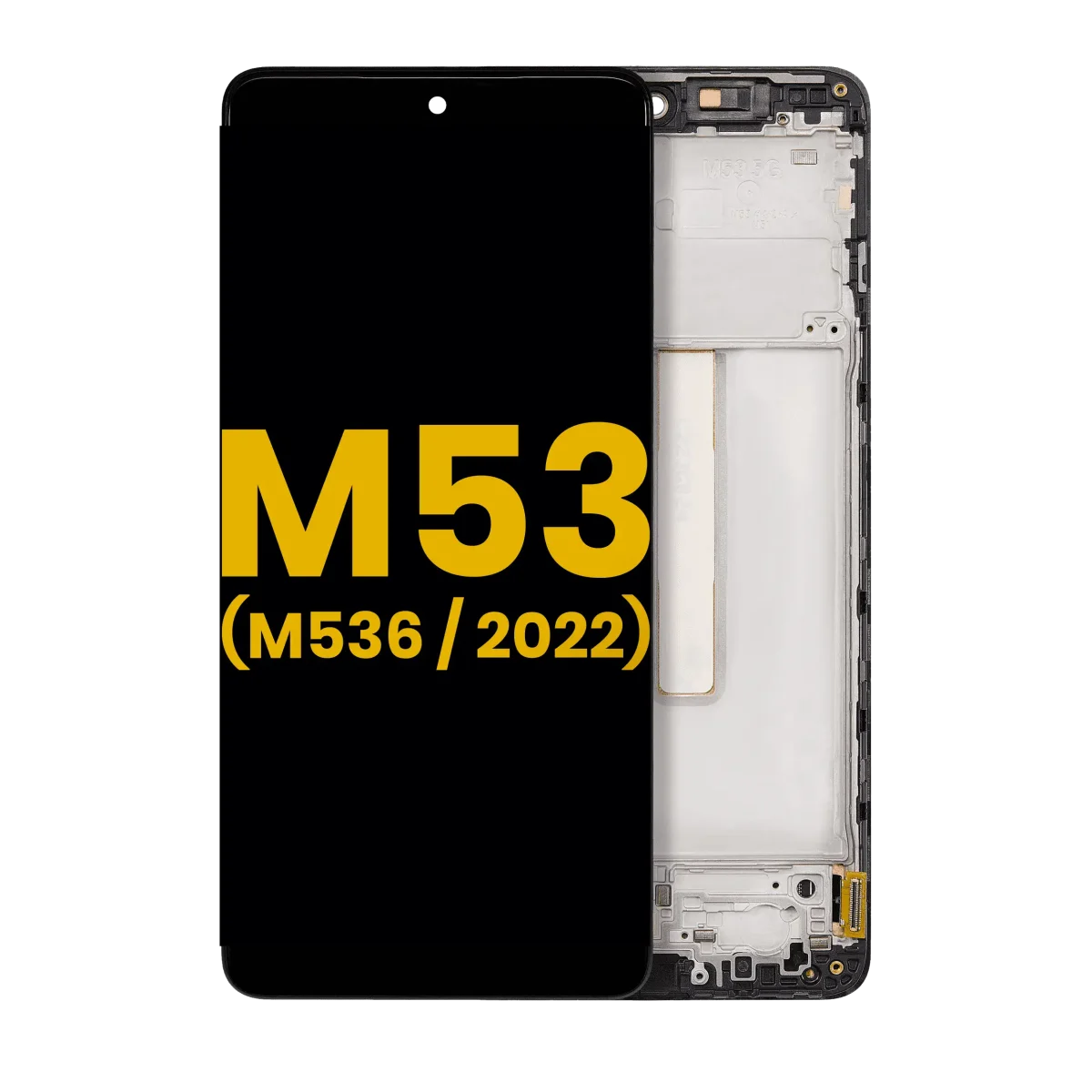 Samsung Galaxy M53 5G İle Uyumlu İçin Çerçeveli ekran (M536 2022) Orijinal (Tüm Renkler)  Orijinal Ekranı - Görsel 3