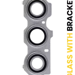 Samsung Galaxy M54 İle Uyumlu Kamera Camı Set Full (M546 2023) (Gümüş)