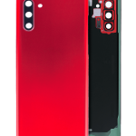 Samsung Galaxy Note 10 Arka Kapak Camı Kamera Lensli (Aura Kırmızı)