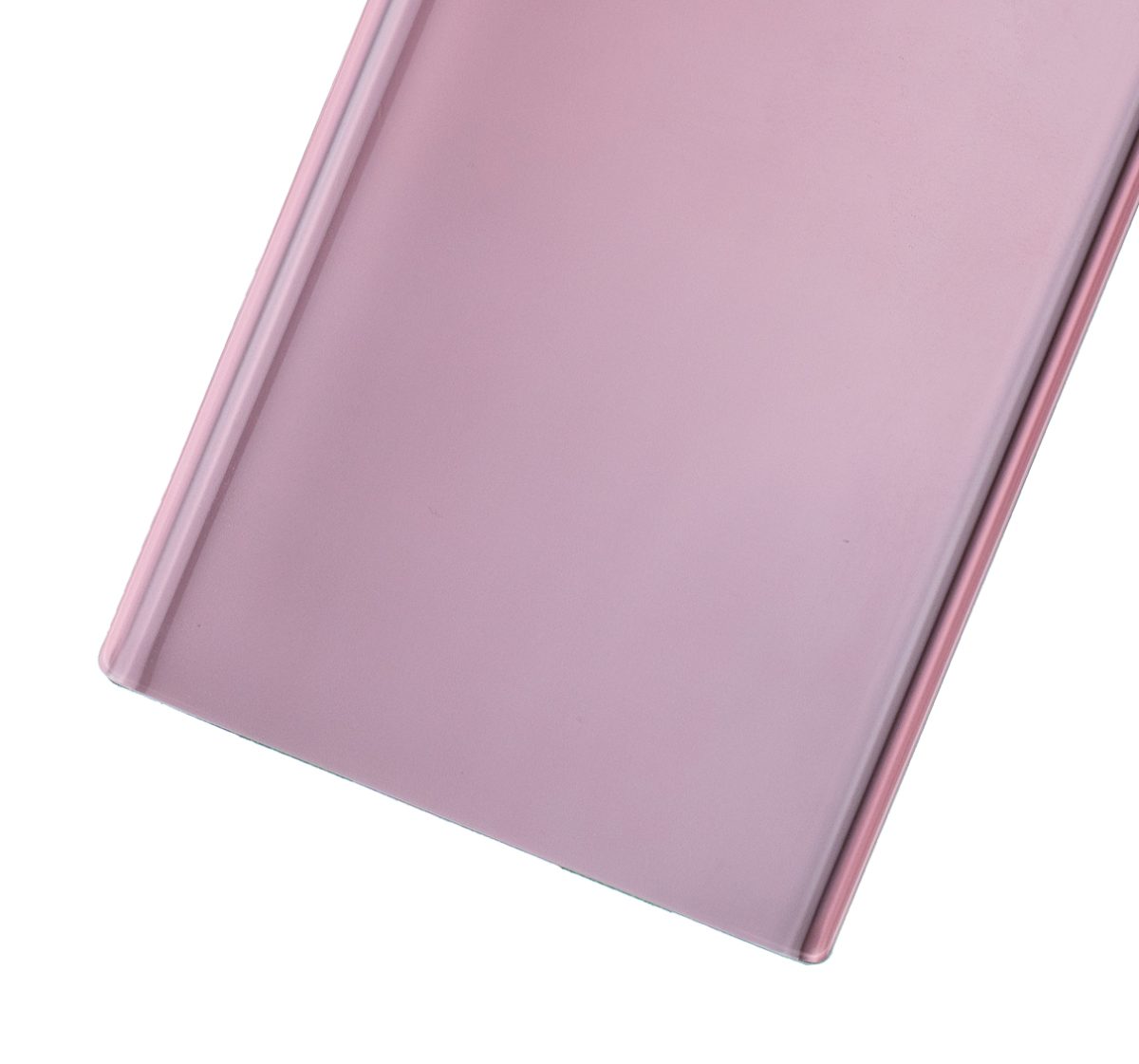 Samsung Galaxy Note 10 Arka Kapak Camı Kamera Lensli (Aura Pembe) - Görsel 2