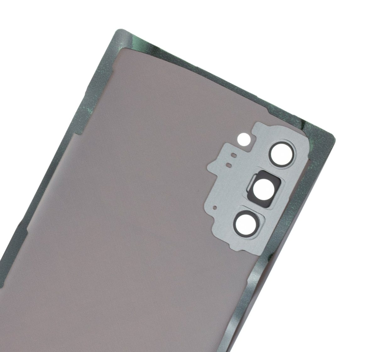 Samsung Galaxy Note 10 Arka Kapak Camı Kamera Lensli (Aura Pembe) - Görsel 5