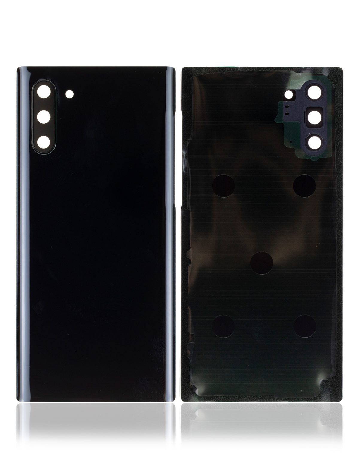 Samsung Galaxy Note 10 Arka Kapak Camı Kamera Lensli (Aura Siyah) - Görsel 4
