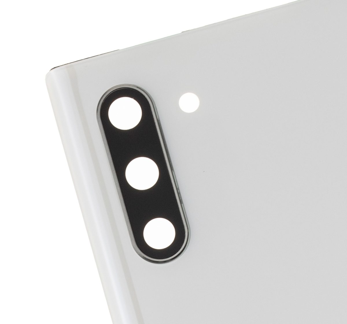 Samsung Galaxy Note 10 Arka Kapak Camı Kamera Lensli(Service Pack) (Aura Beyazı) - Görsel 2