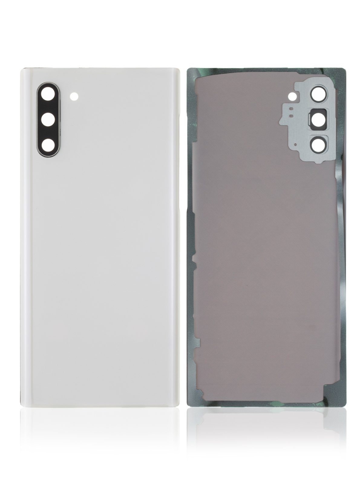 Samsung Galaxy Note 10 Arka Kapak Camı Kamera Lensli(Service Pack) (Aura Beyazı) - Görsel 4