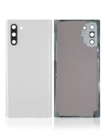 Samsung Galaxy Note 10 Arka Kapak Camı Kamera Lensli(Service Pack) (Aura Beyazı) - Görsel 4