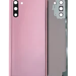Samsung Galaxy Note 10 Arka Kapak Camı Kamera Lensli(Service Pack) (Aura Pembe)