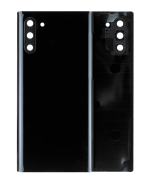Samsung Galaxy Note 10 Arka Kapak Camı Kamera Lensli(Service Pack) (Aura Siyah)