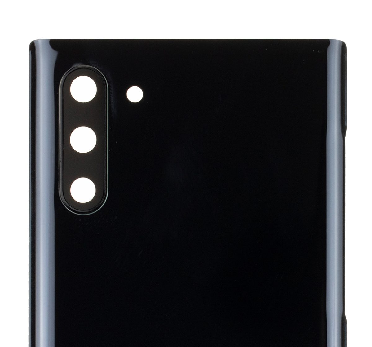 Samsung Galaxy Note 10 Arka Kapak Camı Kamera Lensli(Service Pack) (Aura Siyah) - Görsel 5