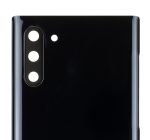 Samsung Galaxy Note 10 Arka Kapak Camı Kamera Lensli(Service Pack) (Aura Siyah) - Görsel 5